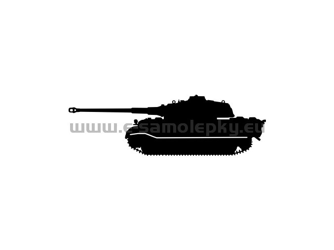 Samolepka tank King Tiger