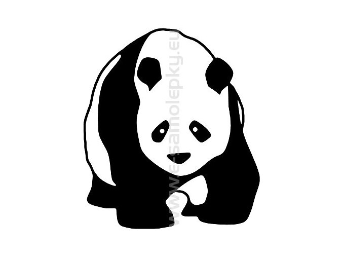 Samolepka - Panda