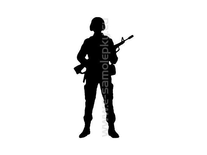 Samolepka - Voják 05