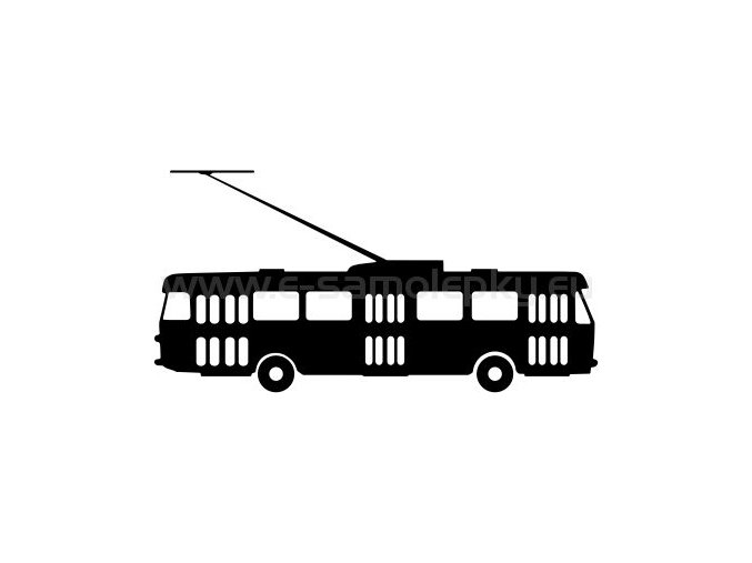 Samolepka - Trolejbus