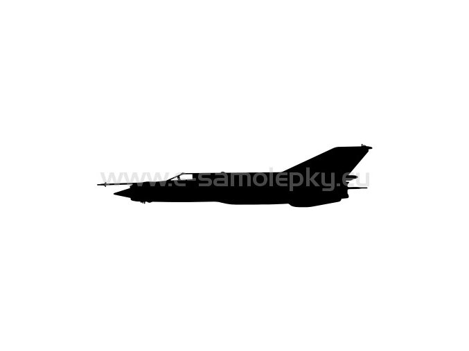 Samolepka - Letadlo Mig 21