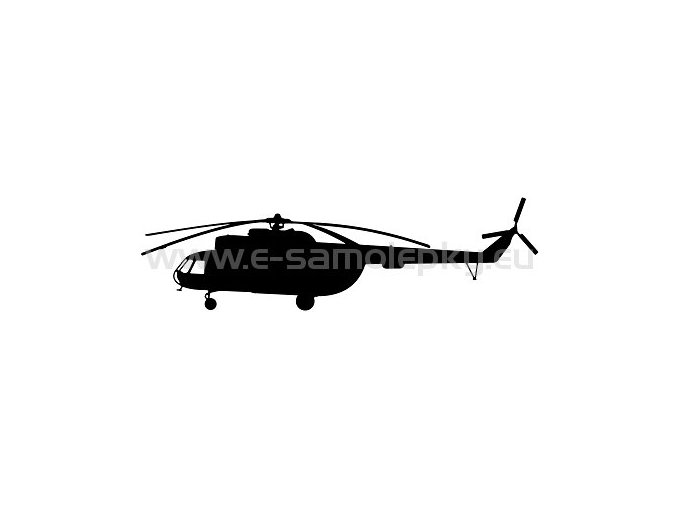 Samolepka - Vrtulník Mi 8