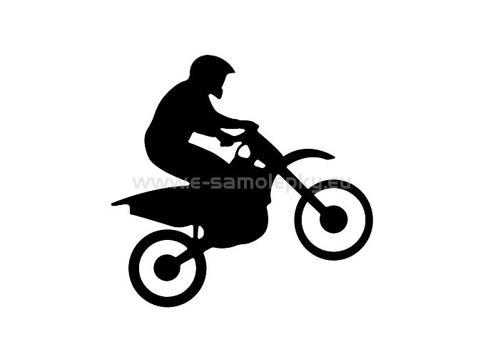 Samolepka - Motocyklista 08
