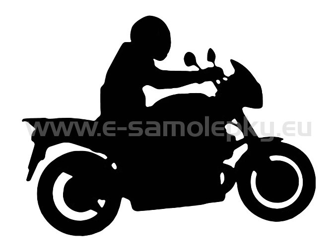Samolepka - Motocyklista 10