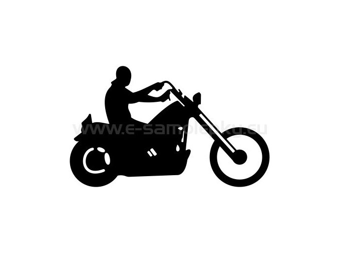 Samolepka - Motocyklista 17