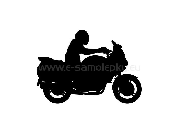 Samolepka - Motocyklista 21