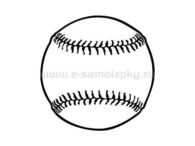 Samolepka - Basebalový míč