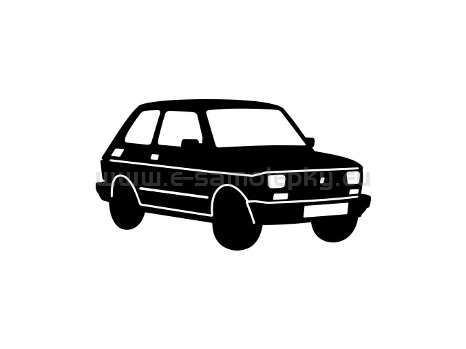 Samolepka - Fiat 126p Maluch