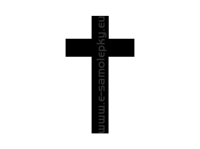Samolepka - Kříž 02