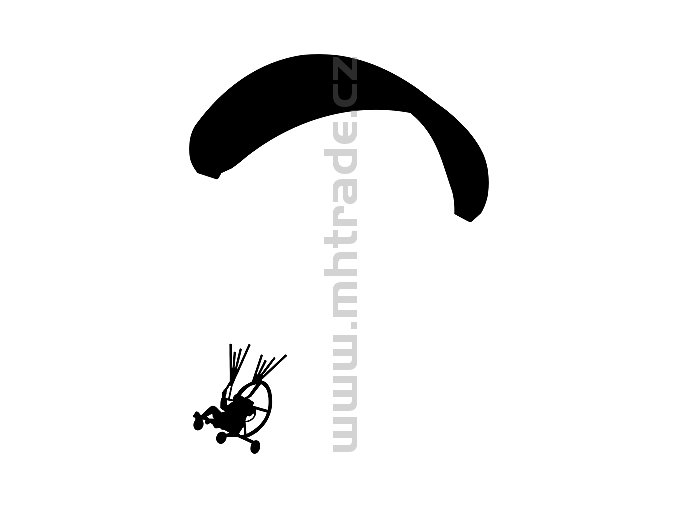 Samolepka - Motorový paragliding 04