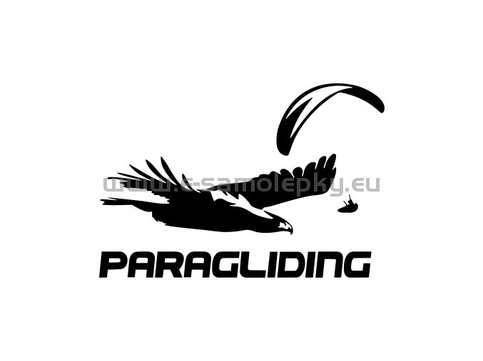 Samolepka - Paragliding 08