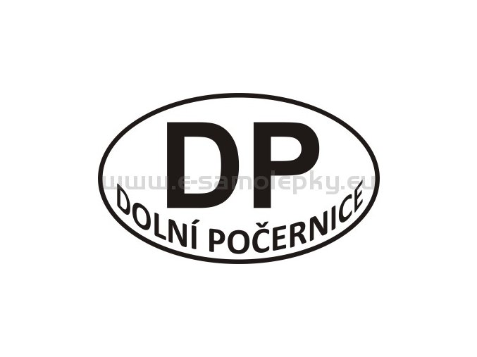 Samolepka - PZ - Dolní Počernice - DP