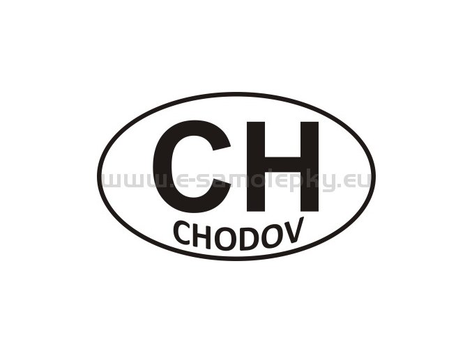 Samolepka - PZ - Chodov - CH