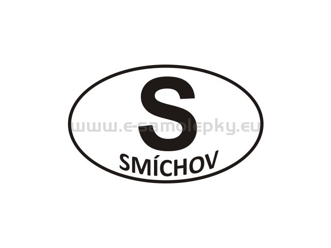 Samolepka - PZ - Smíchov - S