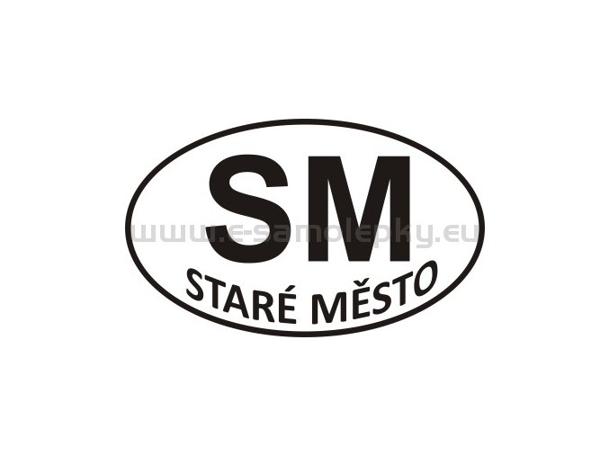 Samolepka - PZ - Staré Město - SM