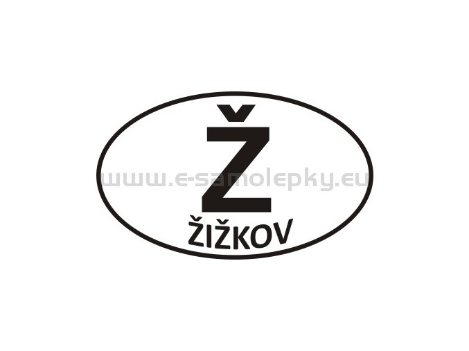 Samolepka - PZ - Žižkov - Ž