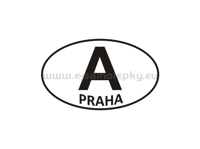Samolepka - PZ - Praha - A