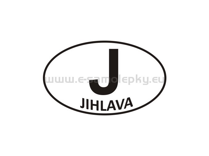 Samolepka - PZ - Jihlava - J