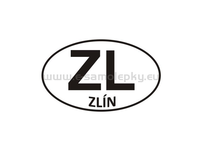 Samolepka - PZ - Zlín - ZL