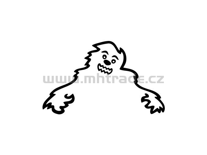 Samolepka - Yeti 02