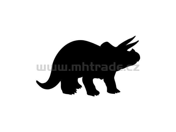 Samolepka - Triceratops