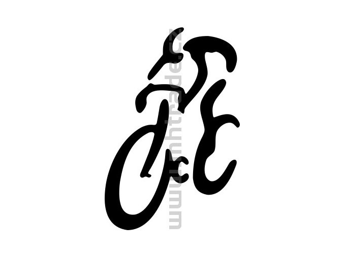 Samolepka - Cyklista 16
