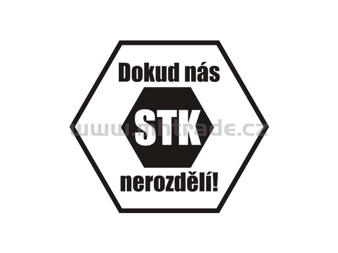 Samolepka - Dokud nás STK nerozdělí 02