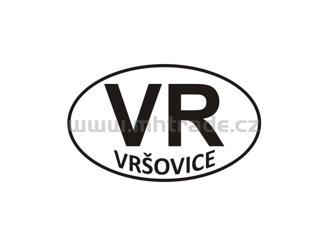 Samolepka - PZ - Vršovice - VR