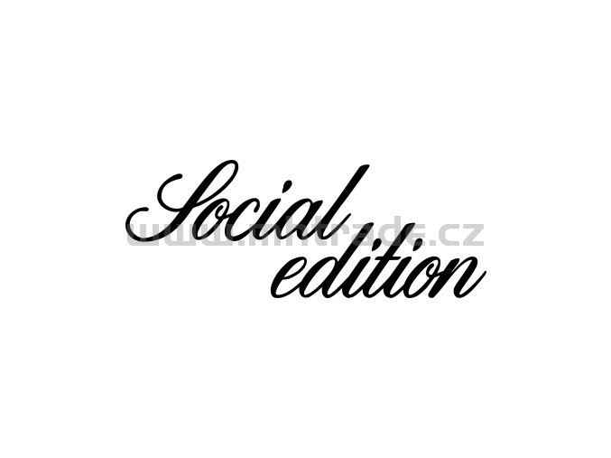 Samolepka - Social edition