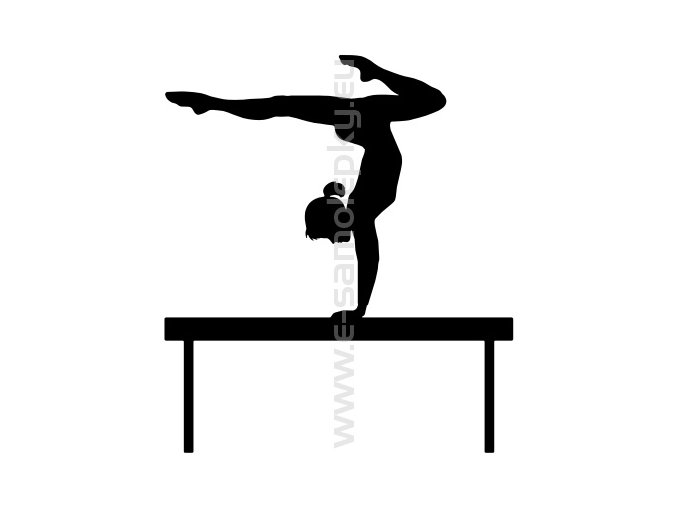 Samolepka - Gymnastika 02
