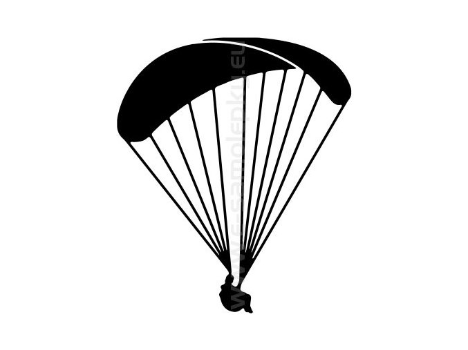 Samolepka - Paragliding 03