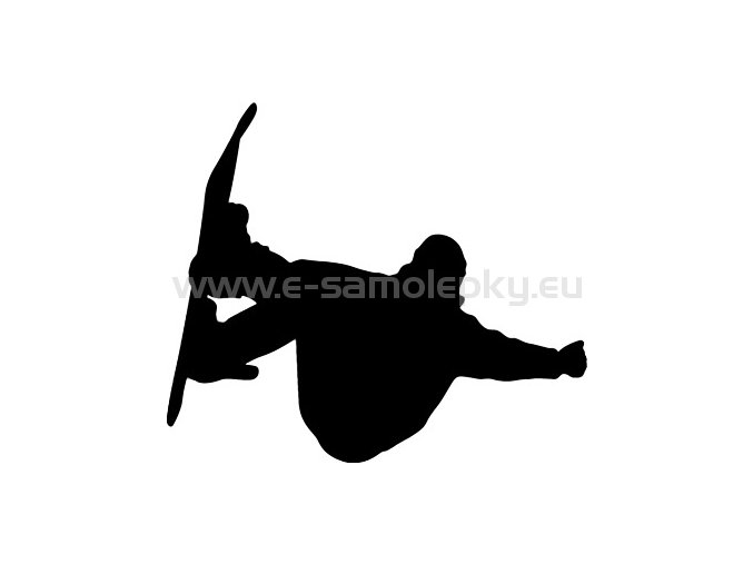 Samolepka - Snowboardista 02