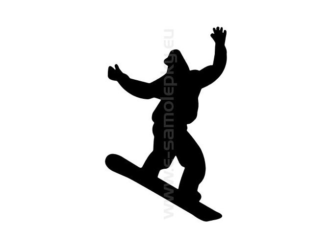 Samolepka - Snowboardista 08