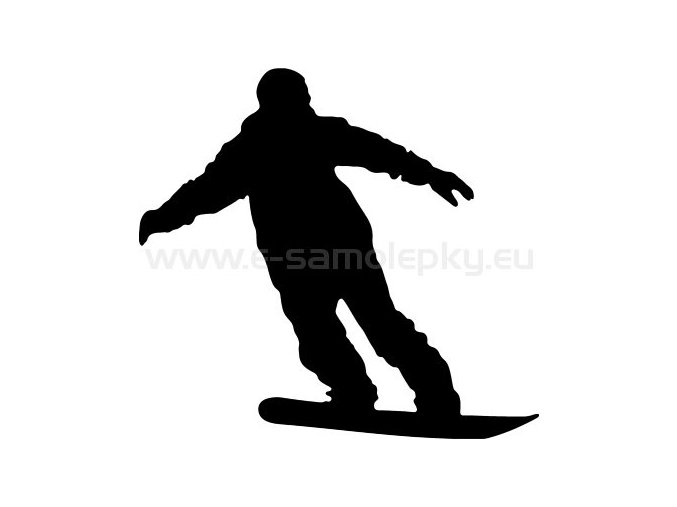 Samolepka - Snowboardista 09