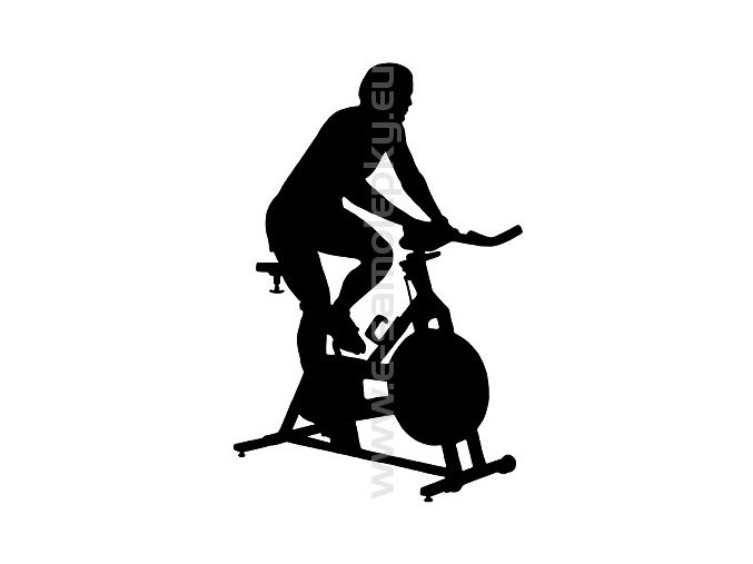 Samolepka - Spinning- muž