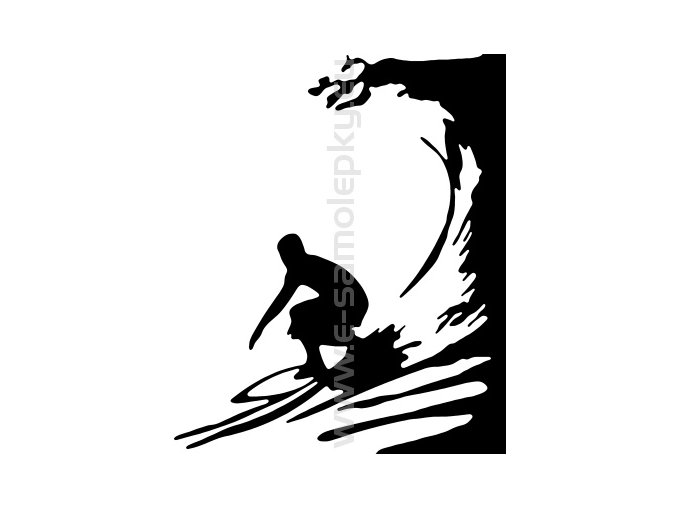 Samolepka - Surfař