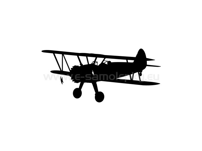 Samolepka - Letadlo Stearman PT 17