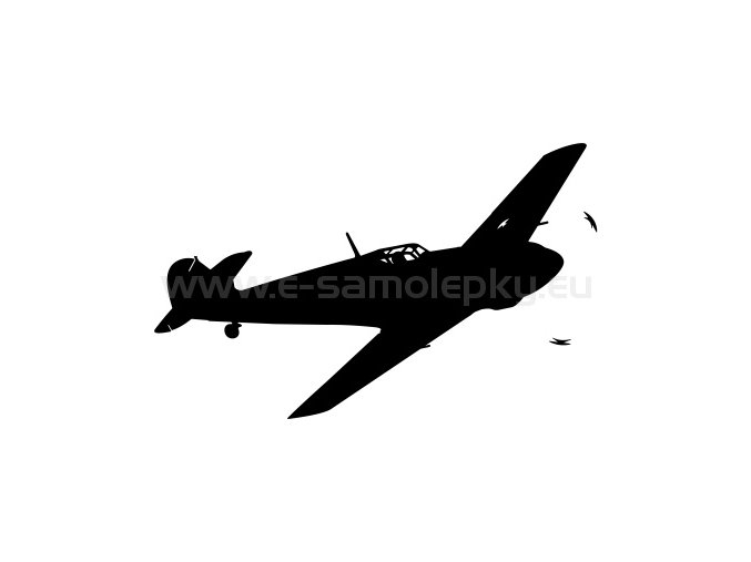 Samolepka - Letadlo Messerschmitt BF 109
