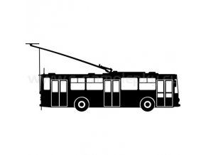 Samolepka - Trolejbus 14Tr