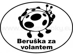 Samolepka - Beruška za volantem 02