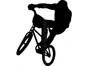 Samolepka - Cyklista BMX 02