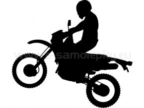 Samolepka - Motocyklista 39