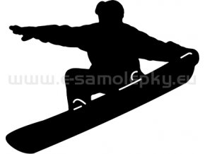 Samolepka - Snowboardista 13