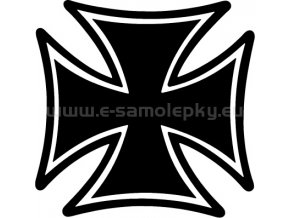 Samolepka - Maltézský kříž
