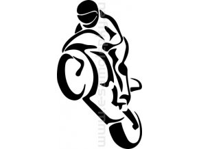 Samolepka - Motocyklista 44