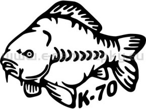 Samolepka - Kapr 03 K-70