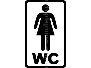 Samolepka - WC ŽENY