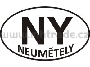 Samolepka PZ NY Neumetely