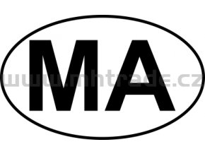 Samolepka Mpz MA Maroko