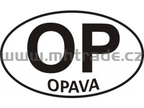 Samolepka PZ OP Opava